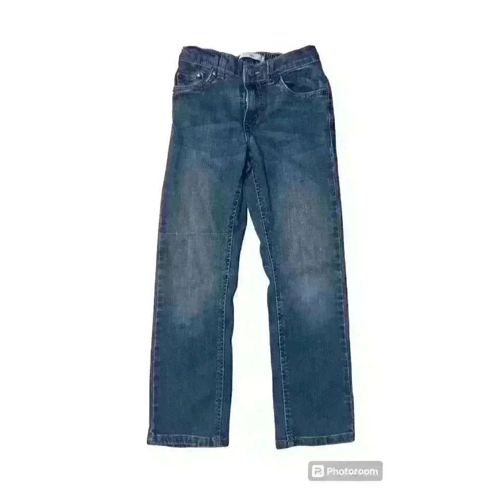 Levi's Jeans Slim Size 7 Reg Blue Non-adjustable Waist A0008